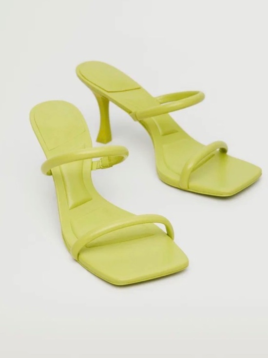 Mango Shoes - 💐NWT💐 Mango Strappy Heeled Sandals - size 39